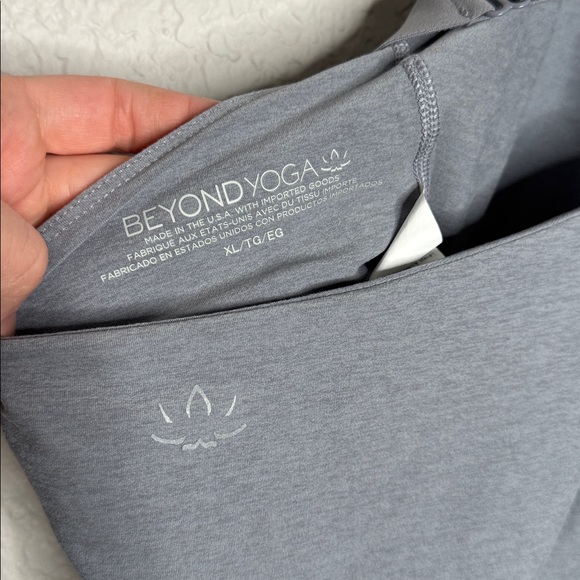 NEW Beyond Yoga Spacedye Get Up And Go Pocket Biker Jumpsuit Sz XL Grey - Picture 8 of 12